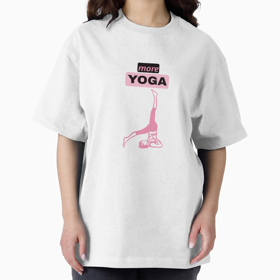 More Yoga – Minimal Yoga Pose Design for Fitness & Mindfulness Lovers by Giota29