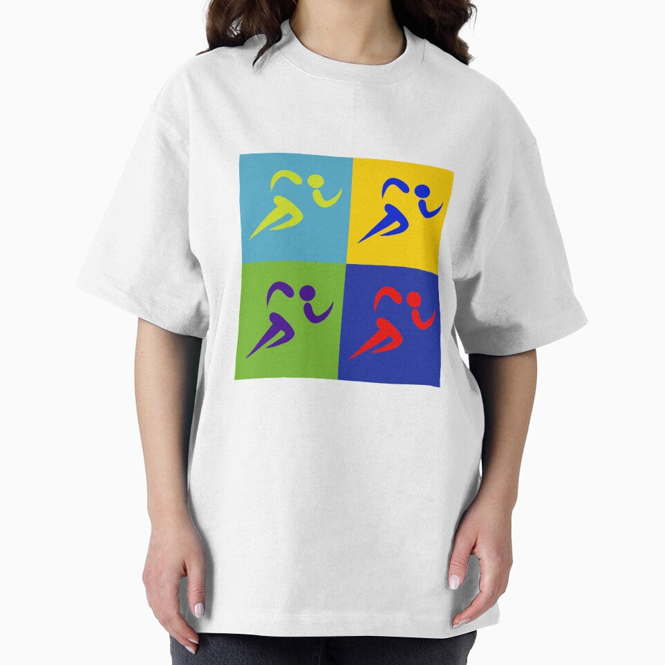 Olympic Sports Series Classic Colored Art Athletics - Running by Felipe G Studio T-Shirts, Hoodie, Sweatshirt (Image 2)