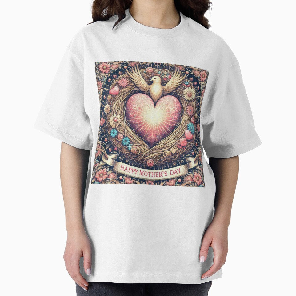 Mother Bird Heart Nest Mothers Day by Illuministique T-Shirts, Hoodie, Sweatshirt | BlankRebels.com (Image 2)