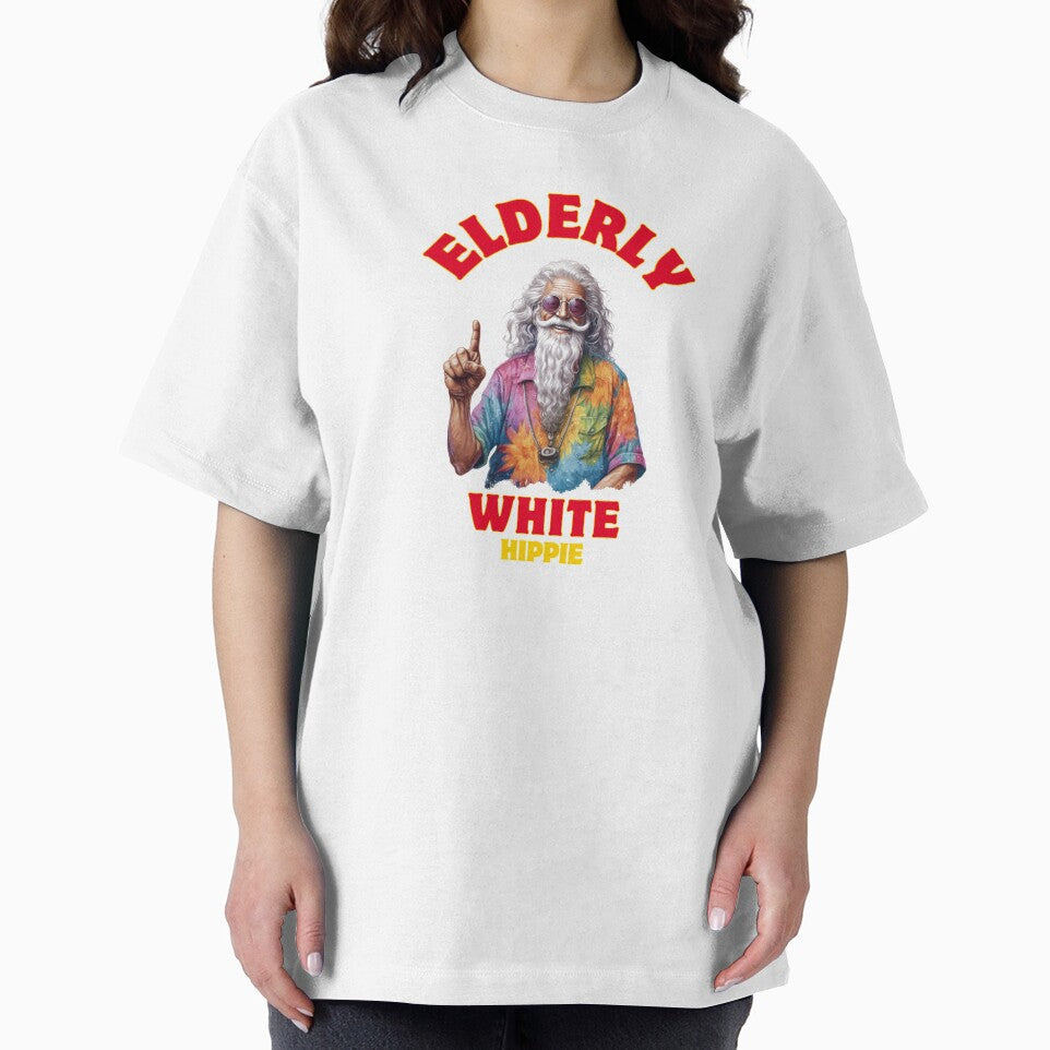 Elderly White Hippie Retro Funny Tie Dye Groovy Design Gifts by Maniutek T-Shirts, Hoodie, Sweatshirt (Image 2)