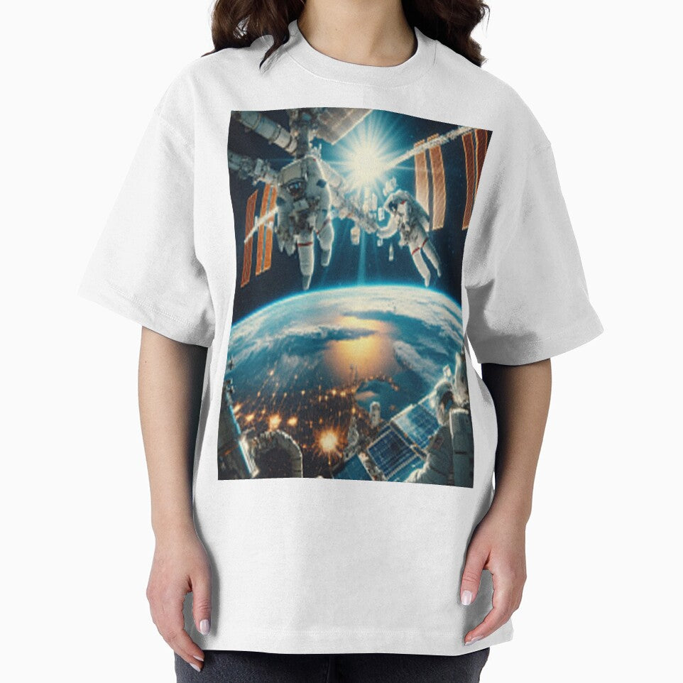 ISS Astronauts Space Walking by MajesticPx T-Shirts, Hoodie, Sweatshirt | BlankRebels.com (Image 2)