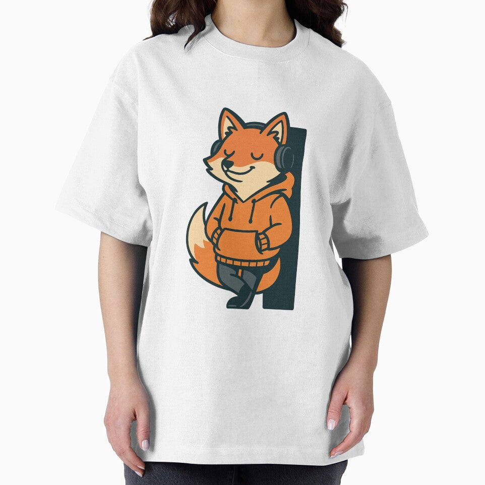 Cool Hoodie Fox - Urban Cartoon Animal by CoolThings Creative T-Shirts, Sweatshirt | BlankRebels.com (Image 2)