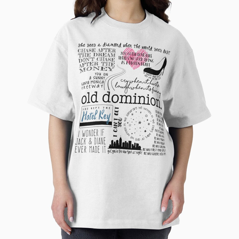 Old Dominion Lyrics 	 Scoop by jammndjhlx96 T-Shirts, Hoodie, Sweatshirt | BlankRebels.com (Image 2)