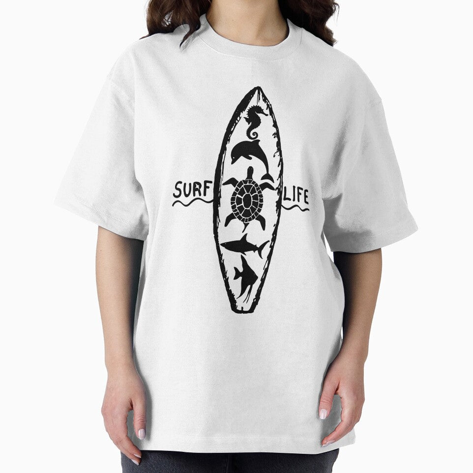 SURFING by GOLDENGARDENART T-Shirts, Hoodie, Sweatshirt | BlankRebels.com (Image 2)