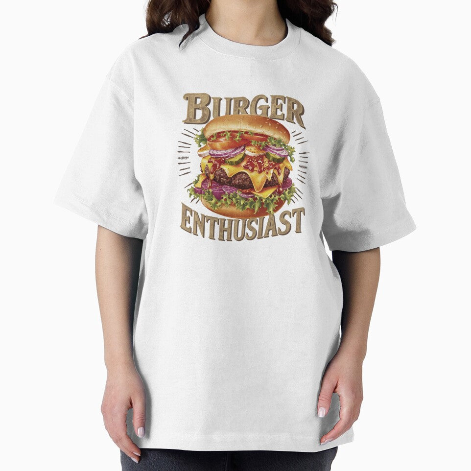 Burger Enthusiast Delicious Food Art by behnay T-Shirts, Hoodie, Sweatshirt | BlankRebels.com (Image 2)