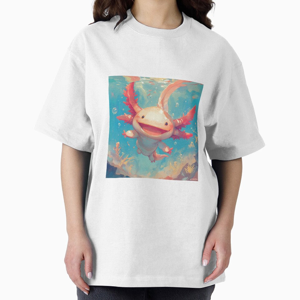 Cute Axolotl by SMARTKIT  DESIGNAGENCY T-Shirts, Hoodie, Sweatshirt | BlankRebels.com (Image 2)