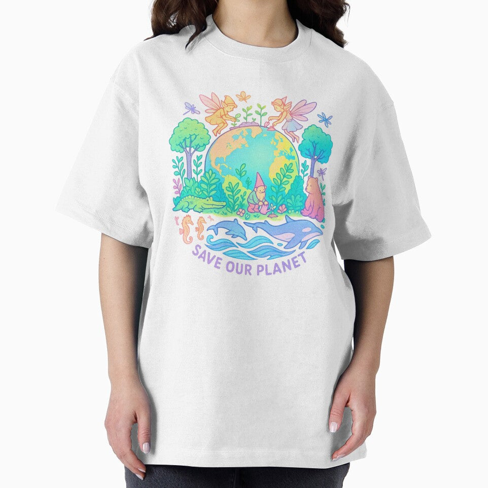 Save our Planet emblem by CandyMS T-Shirts, Hoodie, Sweatshirt | BlankRebels.com (Image 2)
