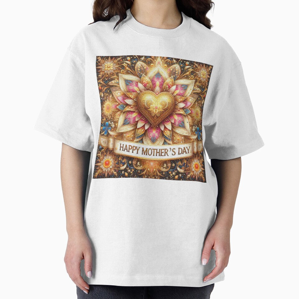 Golden Floral Heart for Mothers Day Gift ideas by Illuministique T-Shirts, Hoodie, Sweatshirt | BlankRebels.com (Image 2)