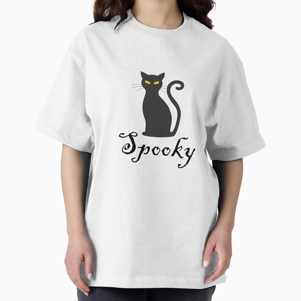 Spooky Black Cat Halloween by ThingsByJoy T-Shirts, Hoodie, Sweatshirt | BlankRebels.com (Image 2)