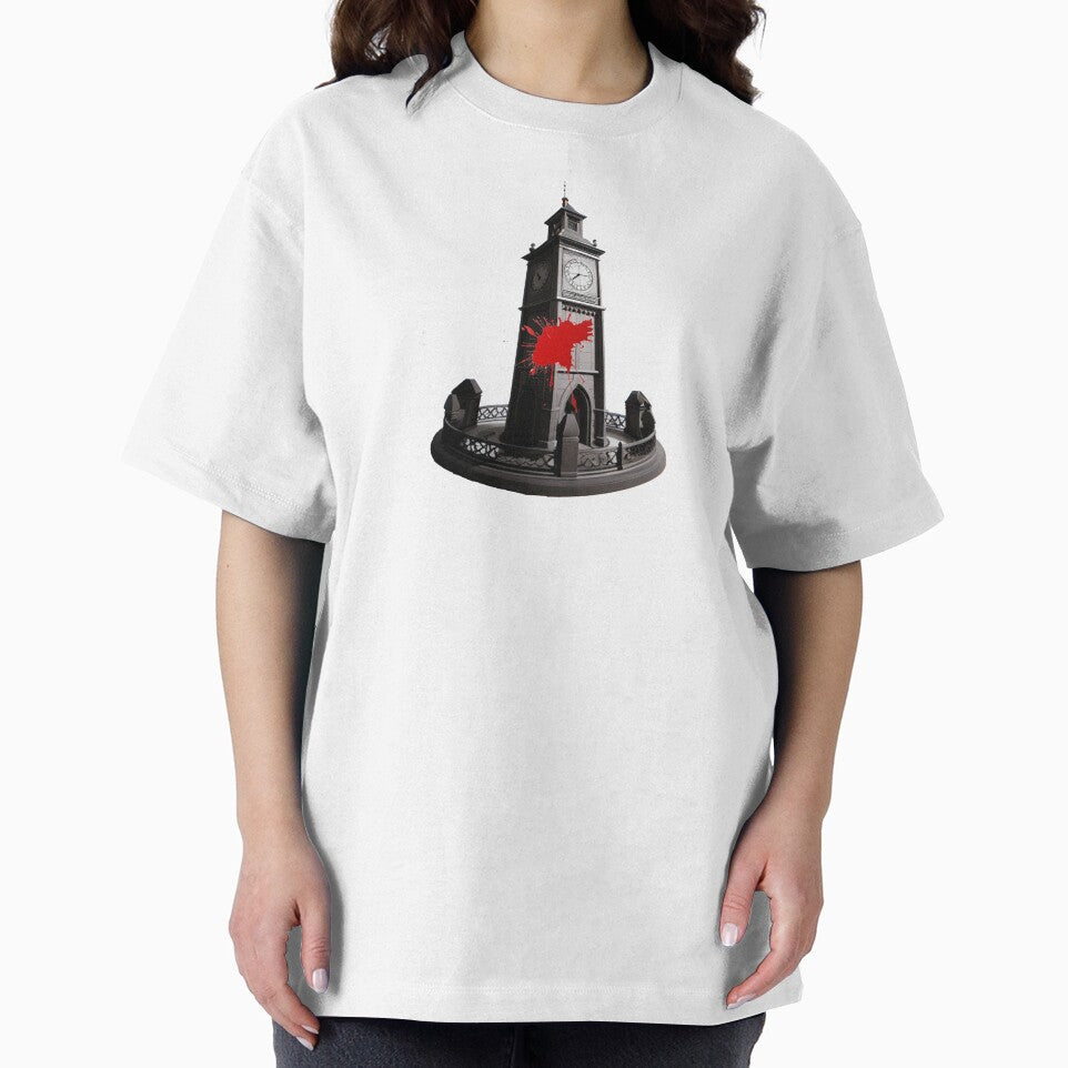 blood splattered on a clocktower by creative-cub T-Shirts, Hoodie, Sweatshirt | BlankRebels.com (Image 2)