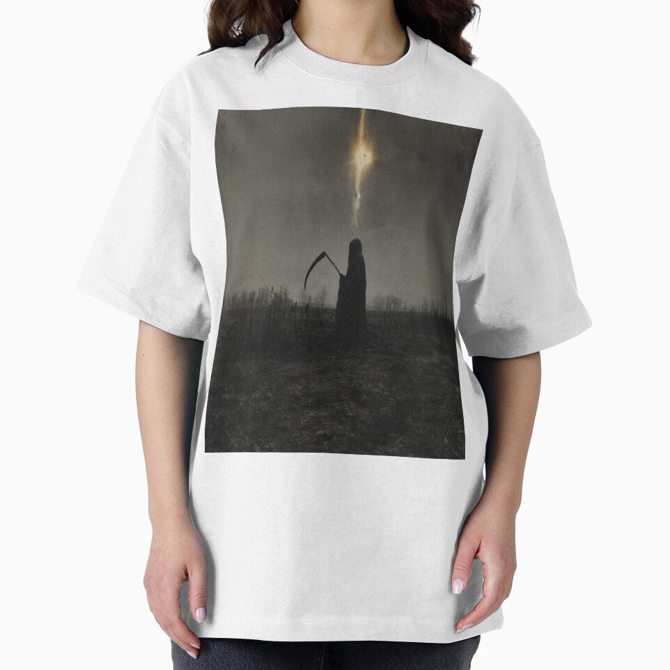 Lone Being with Scythe by breedmydarkness T-Shirts, Hoodie, Sweatshirt | BlankRebels.com (Image 2)
