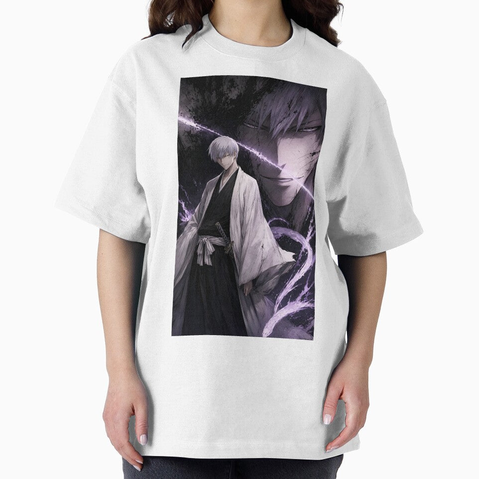 Gin Ichimaru Bleach Anime – Dark Anime Aesthetic Samurai Wall Art | Manga Villain Anime Design by Dyan4