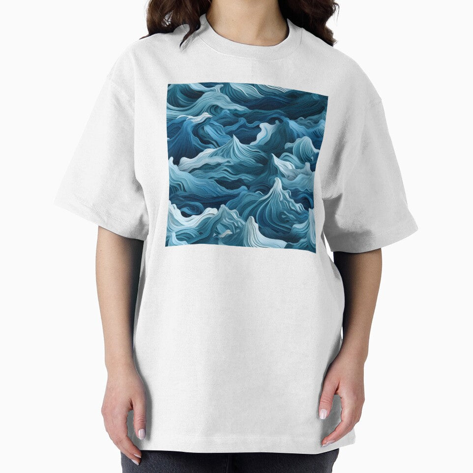 Ocean Waves Claymation Inspired Art #7 by CareToCanvas T-Shirts, Hoodie, Sweatshirt | BlankRebels.com (Image 2)