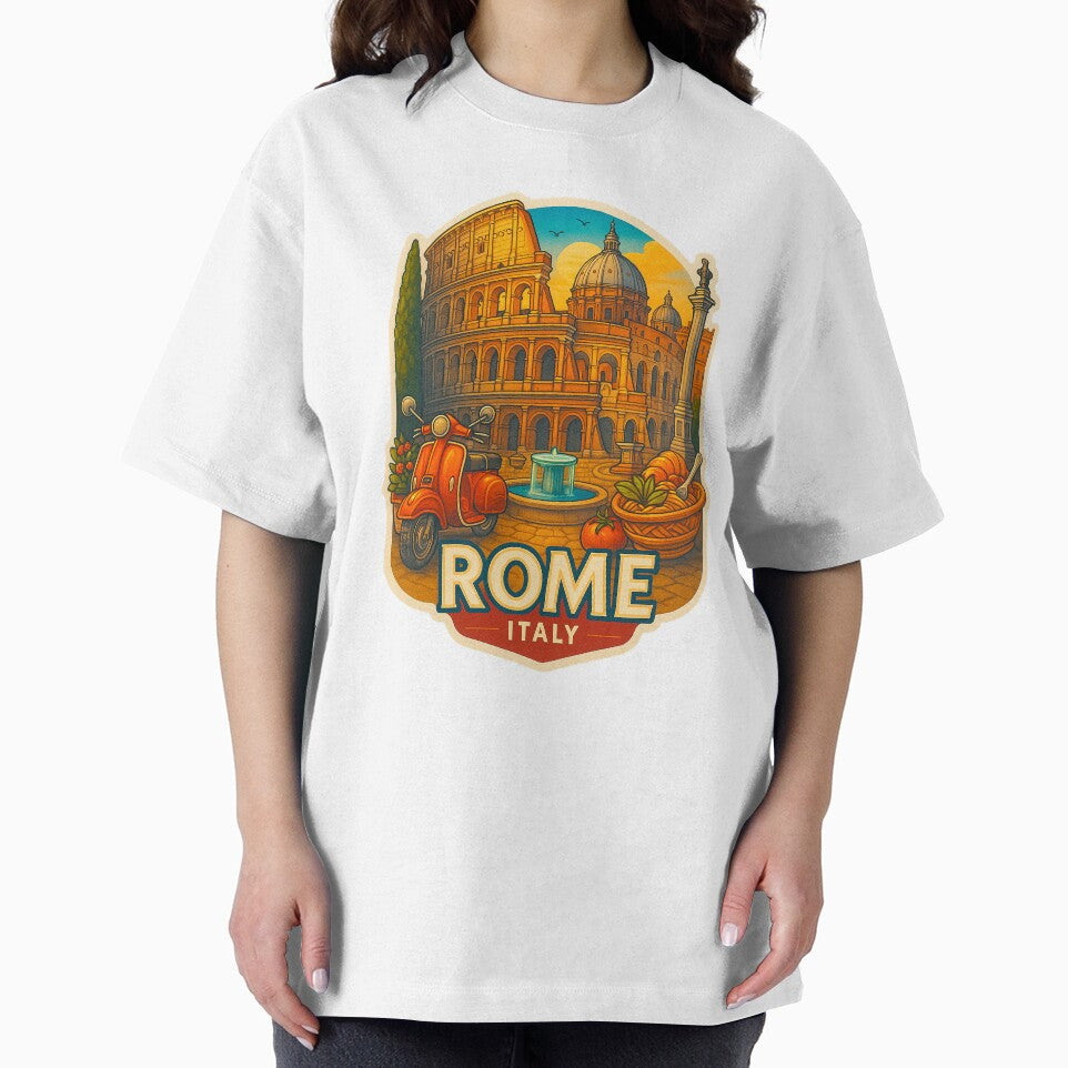 Rome Travel Sticker Rome Decal Luggage Sticker Art Travel Poster T-Shirts, Hoodie, Sweatshirt