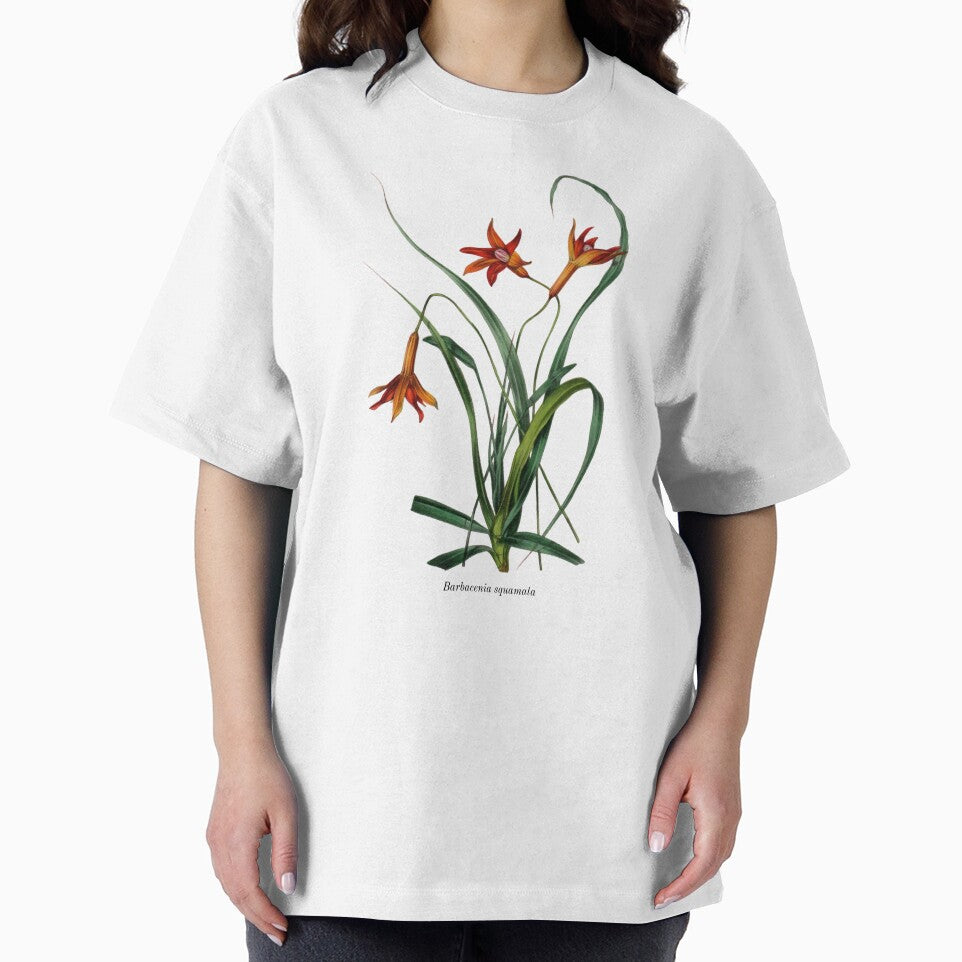 Vintage Botanical Flowers Barbacenia squamata by ambystomatees T-Shirts, Hoodie, Sweatshirt | BlankRebels.com (Image 2)