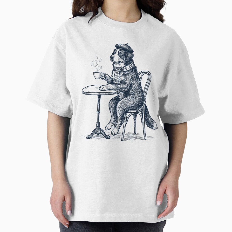 Bernese Mountain Dog Coffee Dog Mom Dad by DoodleTortle T-Shirts, Hoodie, Sweatshirt | BlankRebels.com (Image 2)