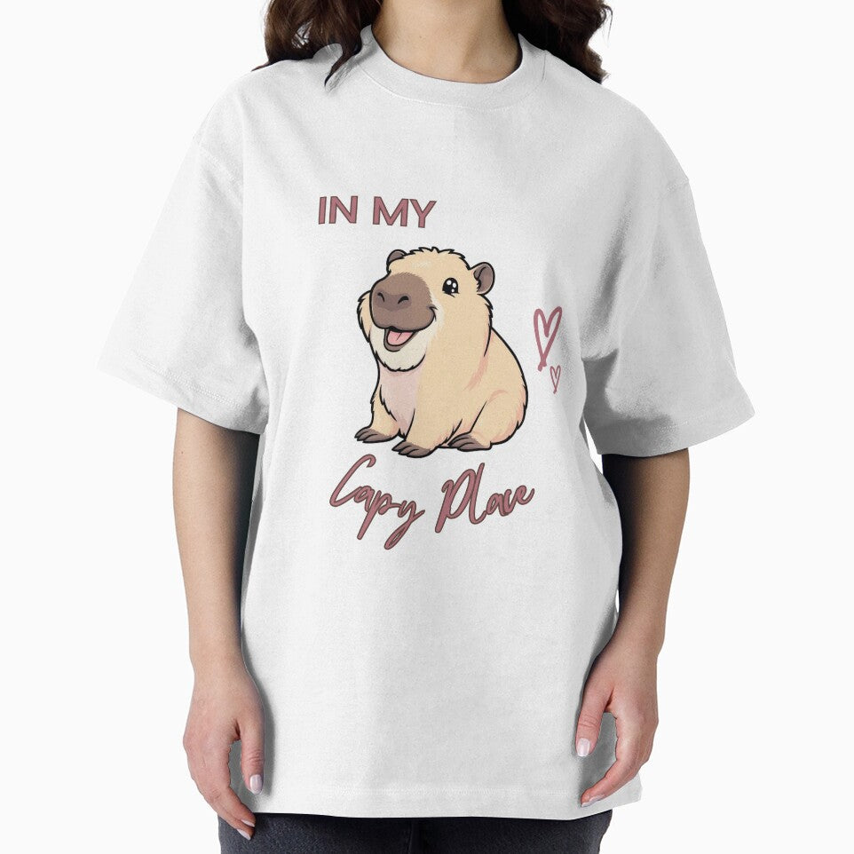 In My Capy Place – Cute Kawaii Capybara Design by amandaline T-Shirts, Hoodie, Sweatshirt | BlankRebels.com (Image 2)
