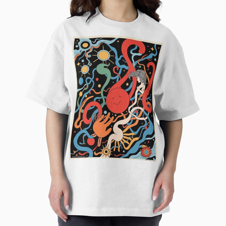 Bold Celestial Abstract Art by Esterlane T-Shirts, Hoodie, Sweatshirt | BlankRebels.com (Image 2)