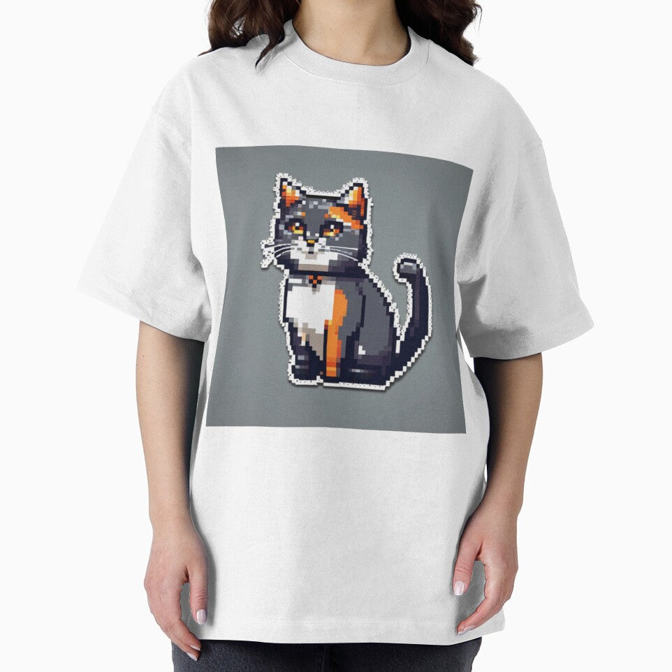 Fun Cat Pixel Art by Planetporridge T-Shirts, Hoodie, Sweatshirt | BlankRebels.com (Image 2)