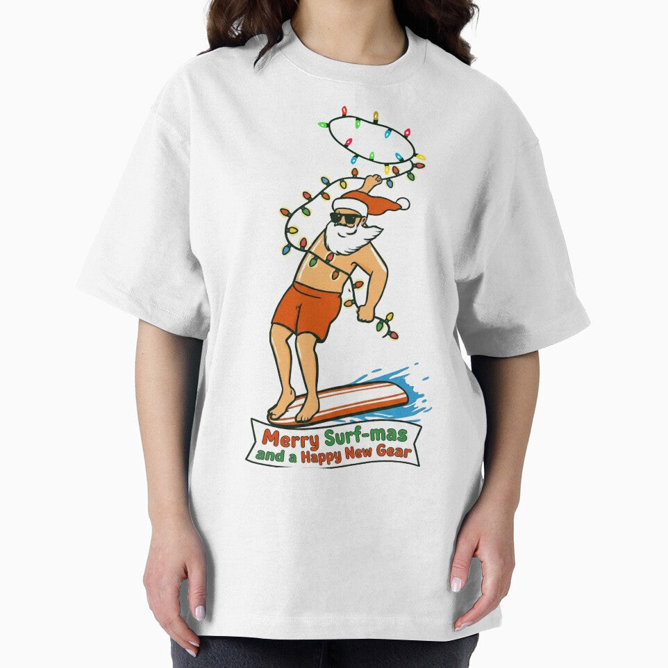 Christmas Surfing by yunamaliskova T-Shirts, Hoodie, Sweatshirt | BlankRebels.com (Image 2)