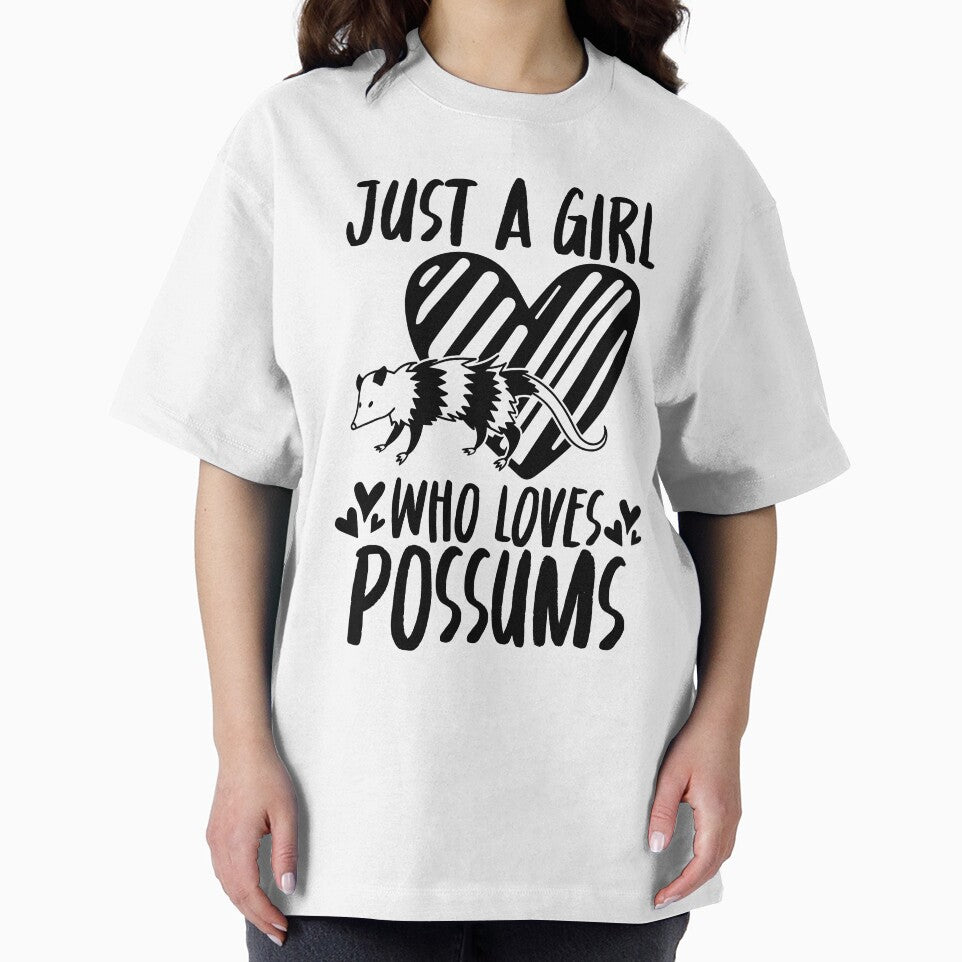 just a girl who loves possums funny opossum by teeshop87 T-Shirts, Hoodie, Sweatshirt | BlankRebels.com (Image 2)