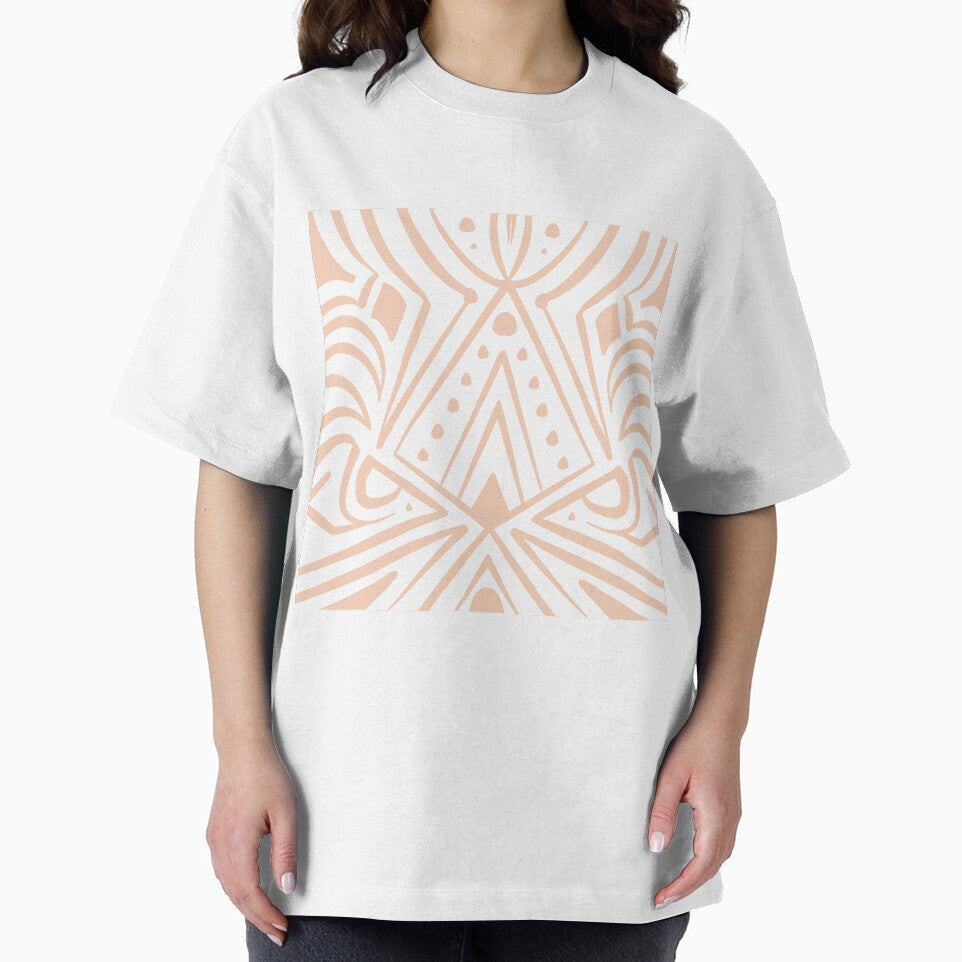 Boho pattern in cream beige by ReneMagritteArt T-Shirts, Hoodie, Sweatshirt | BlankRebels.com (Image 2)