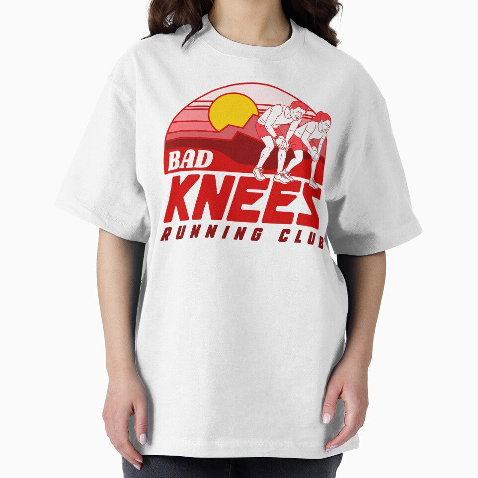 Bad Knees Running Club - Funny Aging Runner Joke by ourkid T-Shirts, Hoodie, Sweatshirt | BlankRebels.com (Image 2)