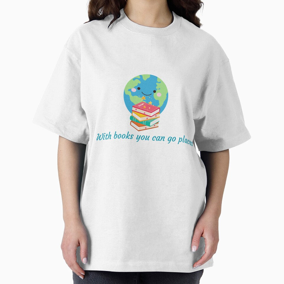 With Book You Can Go Places by rhashhab T-Shirts, Hoodie, Sweatshirt | BlankRebels.com (Image 2)