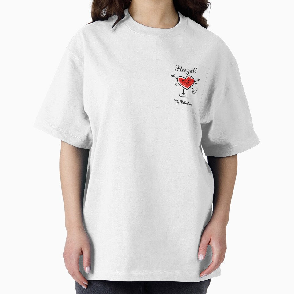 Hazel Is My Valentine – Romantic Name Valentine Gift by chessnegocios T-Shirts, Hoodie, Sweatshirt (Image 2)