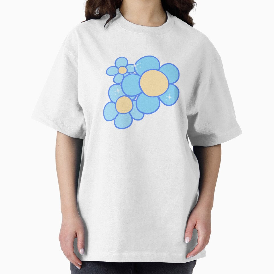 Flower Friends (blue) by gross-girl99 T-Shirts, Hoodie, Sweatshirt | BlankRebels.com (Image 2)