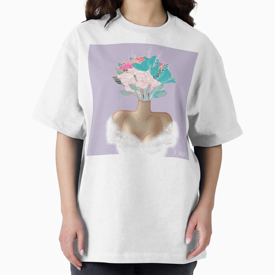 Flower Bust by -the-awkwarkid- T-Shirts, Hoodie, Sweatshirt | BlankRebels.com (Image 2)