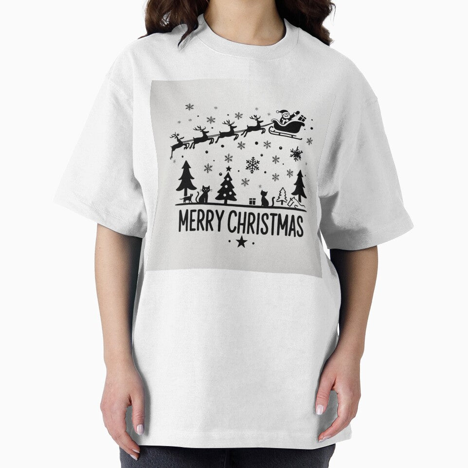 002 Merry Christmas in Black And White by Alexis Art Collection T-Shirts, Hoodie, Sweatshirt | BlankRebels.com (Image 2)