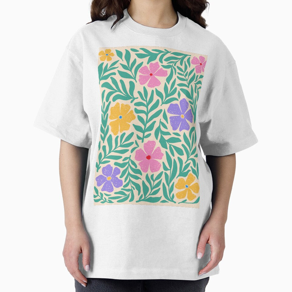 Retro Floral Flower Background Shirts T-Shirts, Hoodie, Sweatshirt