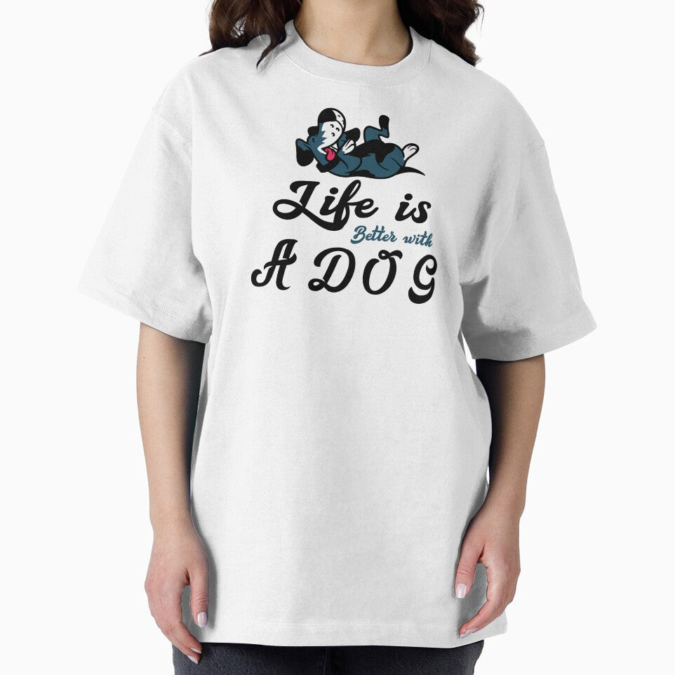 Dog Lover Shirt – Life Is Better With A Dog by GenesixDesign
