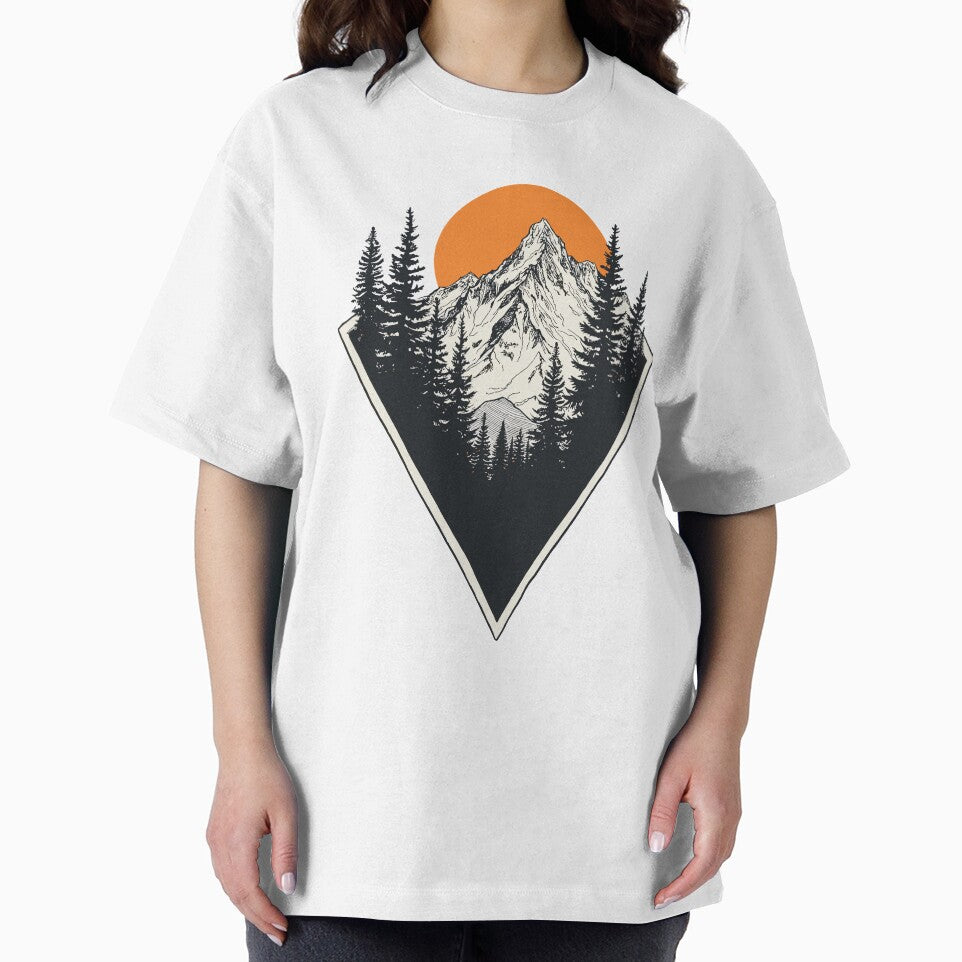 Sunset Mountain Triangle by Valascanza T-Shirts, Hoodie, Sweatshirt | BlankRebels.com (Image 2)