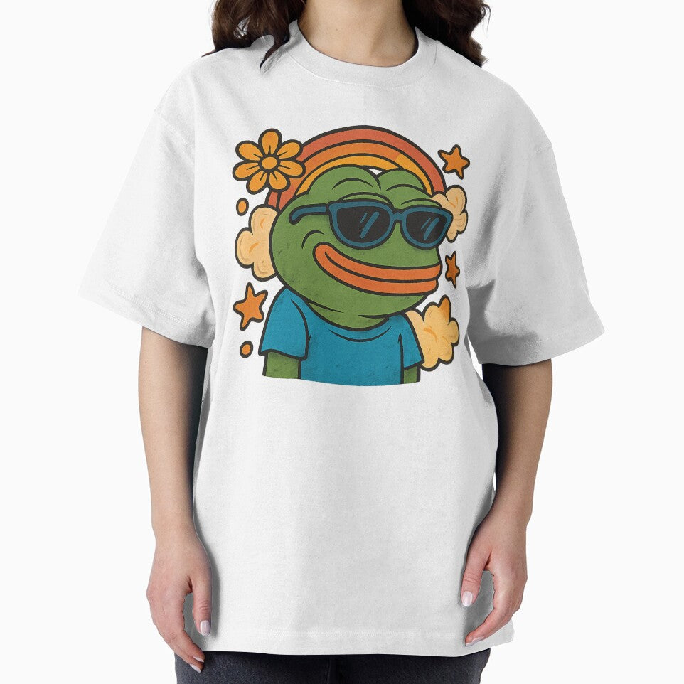 Such Chill – Pepe the Frog Meme Vibes Design by GirlyPopped T-Shirts, Hoodie, Sweatshirt | BlankRebels.com (Image 2)