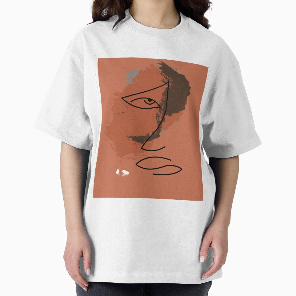Minimalist Terracotta Single Line art of woman face by Doooriginals T-Shirts, Hoodie, Sweatshirt | BlankRebels.com (Image 2)