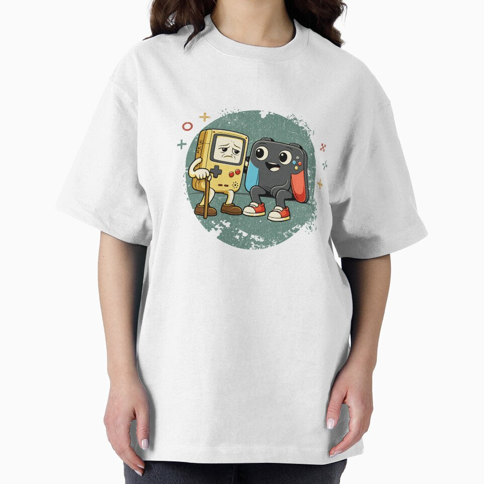 Respect Your Elders Gaming Control Retro – Retro Gaming Legacy Circle Design by s.waniel1 T-Shirts, Hoodie,... (Image 2)
