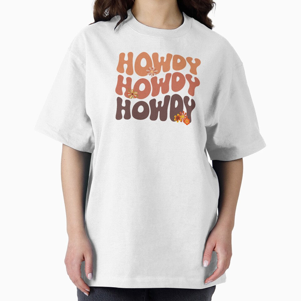 Howdy Howdy Howdy - Retro Design In Retro Colors by handsoftime2020 T-Shirts, Hoodie, Sweatshirt | BlankRebels.com (Image 2)