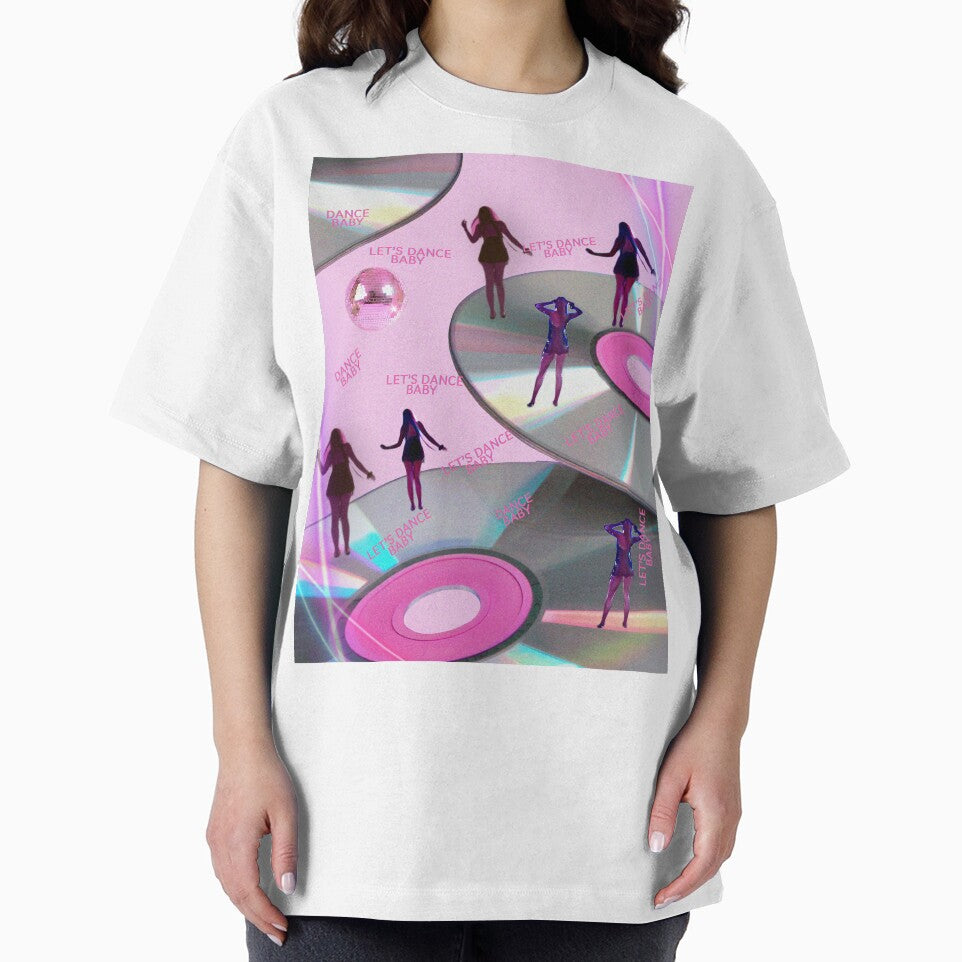Let's Dance Baby | Aesthetic Retro Disco Y2K Design by CarolynT95 T-Shirts, Hoodie, Sweatshirt | BlankRebels.com (Image 2)