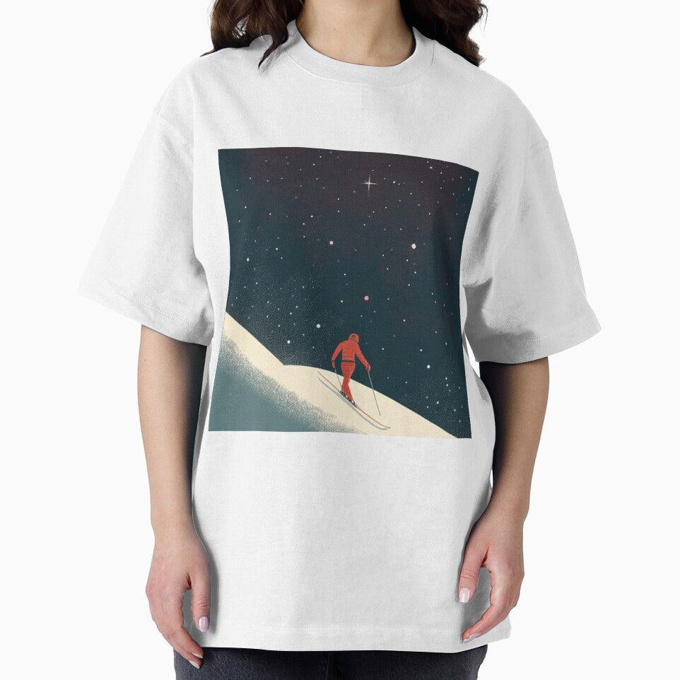 Space skiing by Wasef Baker T-Shirts, Hoodie, Sweatshirt | BlankRebels.com (Image 2)