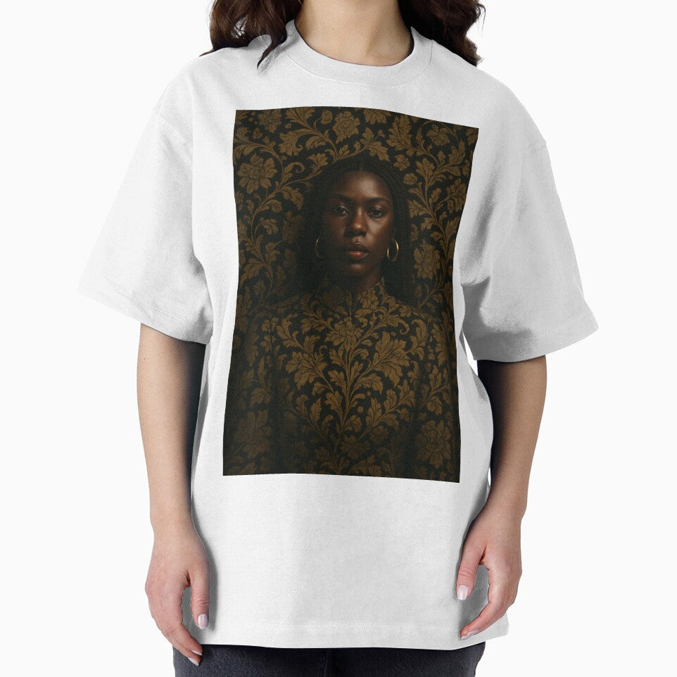 Shadow & Gold – Abstract Portrait Art by MadKoniPrints T-Shirts, Hoodie, Sweatshirt | BlankRebels.com (Image 2)