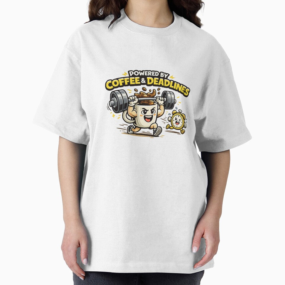 Powered by Coffee & Deadlines by trendink77 T-Shirts, Hoodie, Sweatshirt | BlankRebels.com (Image 2)