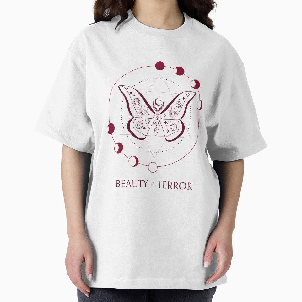 Beauty Is Terror (Red) by AcademiaCollege T-Shirts, Hoodie, Sweatshirt | BlankRebels.com (Image 2)
