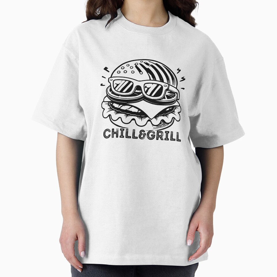 Chill & Grill Burger by Mbk Studios T-Shirts, Hoodie, Sweatshirt | BlankRebels.com (Image 2)