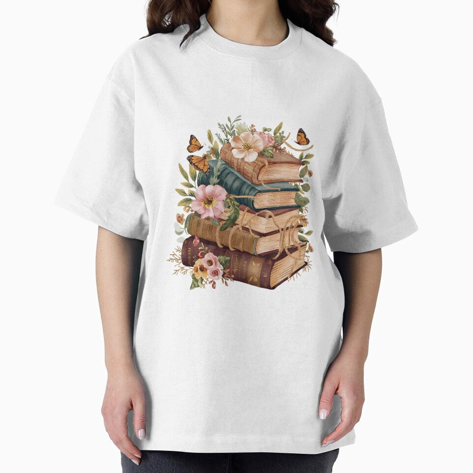 Floral Book Lover by kadryshop T-Shirts, Hoodie, Sweatshirt | BlankRebels.com (Image 2)