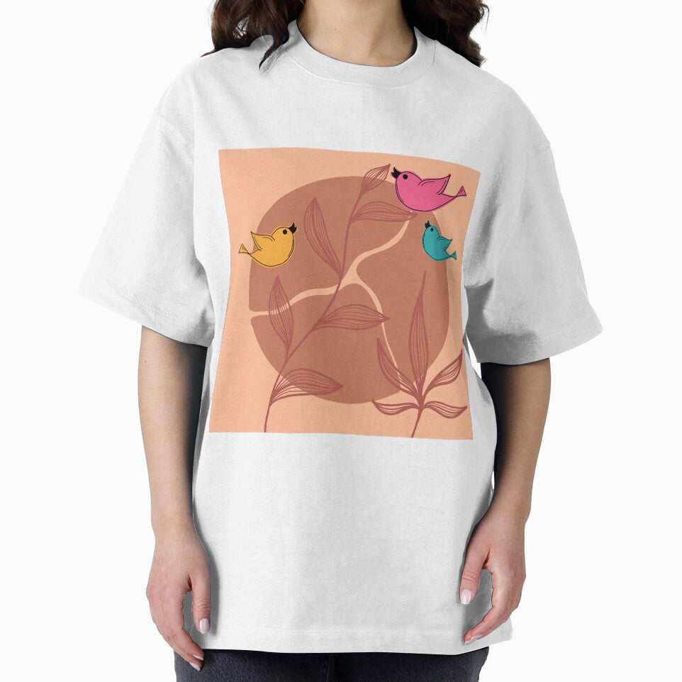 Birds with fallen leaves.. by kkanchan T-Shirts, Hoodie, Sweatshirt | BlankRebels.com (Image 2)