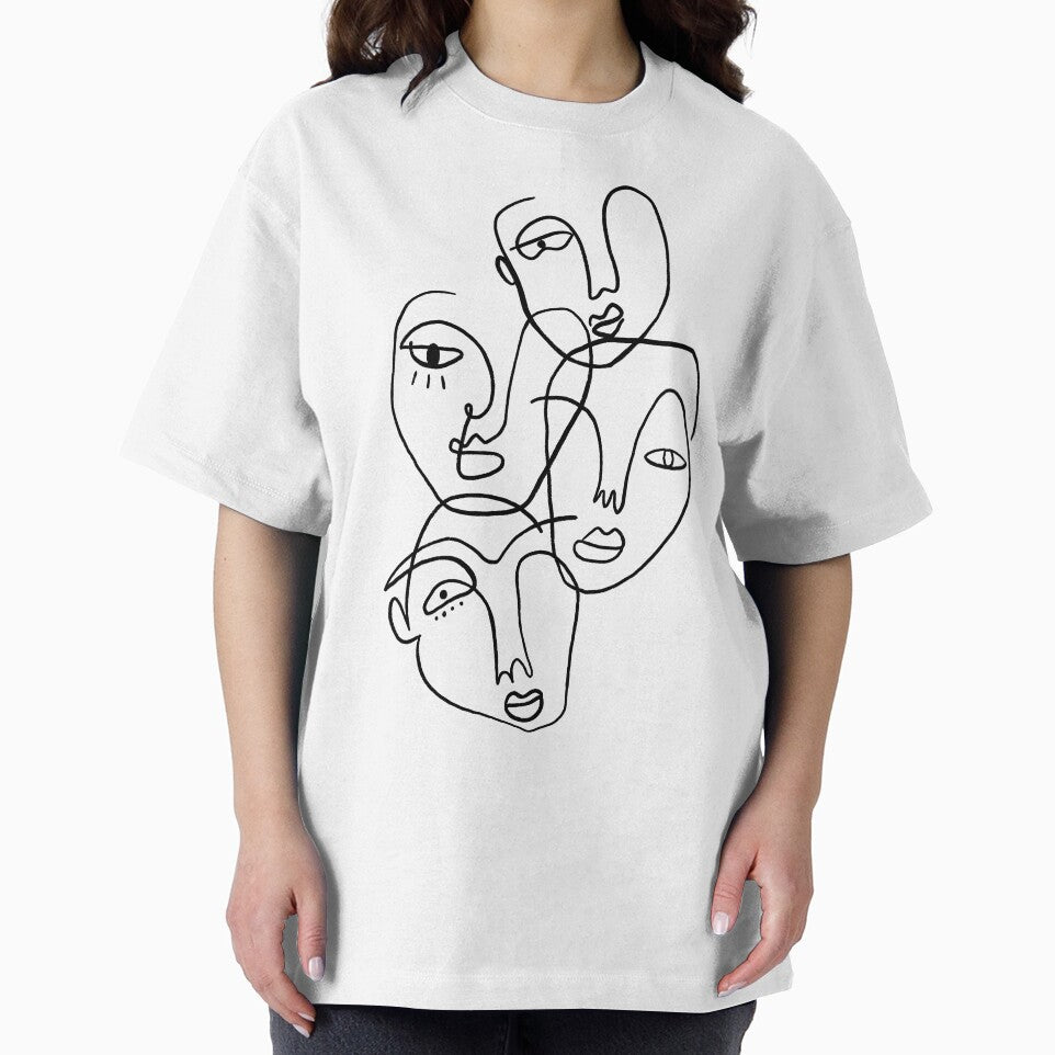 Abstract Faces by Tinteria T-Shirts, Hoodie, Sweatshirt | BlankRebels.com (Image 2)