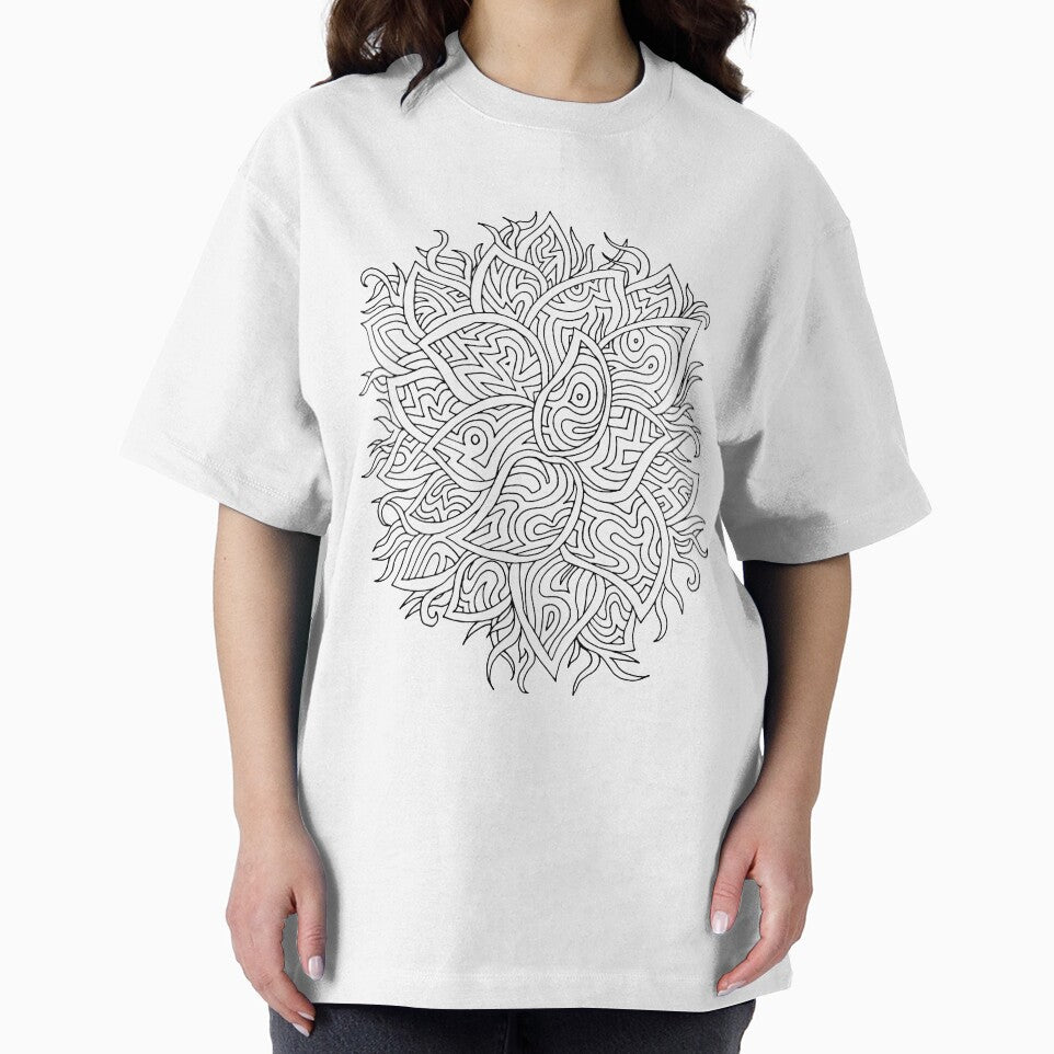 Hand-Drawn Doodle Maze Art by janaenewman T-Shirts, Hoodie, Sweatshirt | BlankRebels.com (Image 2)