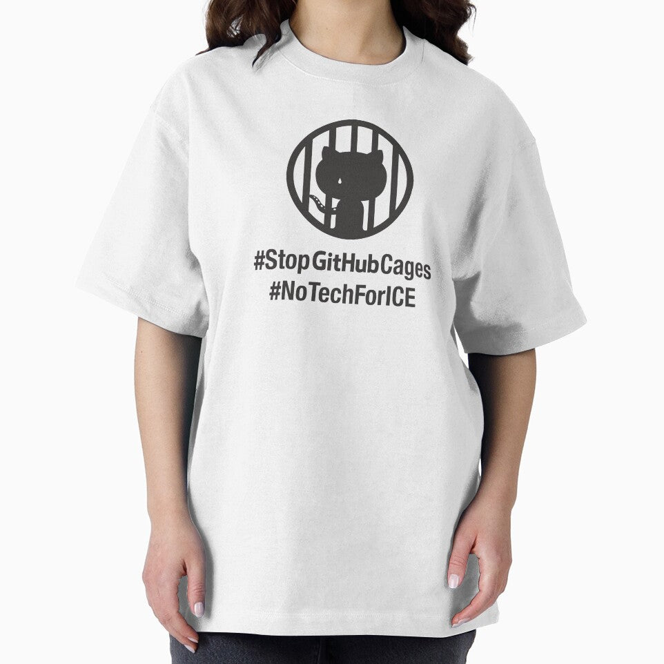 Stop Github Cages // No Tech for ICE by FullProduct.dev T-Shirts, Hoodie, Sweatshirt | BlankRebels.com (Image 2)